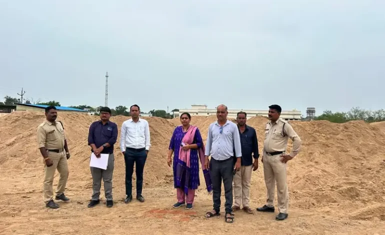 छत्तीसगढ़ में अवैध रेत खनन पर बड़ी कार्रवाई: खनिज और राजस्व विभाग ने जब्त की 6000 घन मीटर रेत