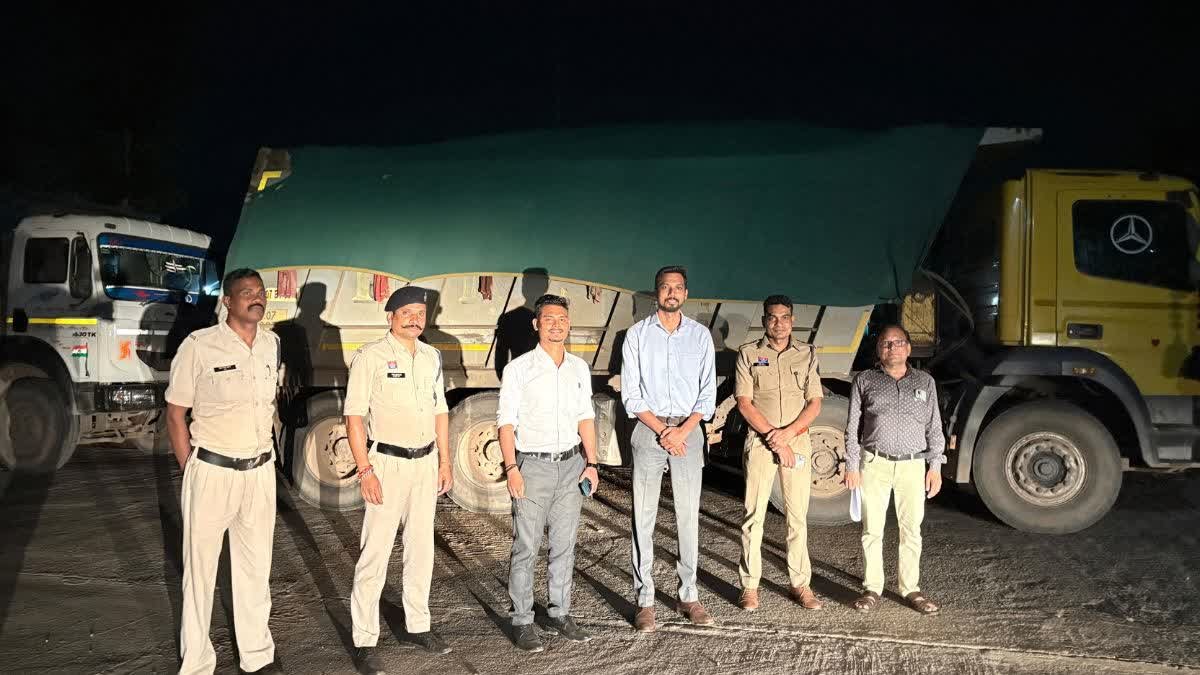 धमतरी में अवैध रेत परिवहन पर बड़ी कार्रवाई: 26 हाइवा जब्त, माफियाओं पर शिकंजा