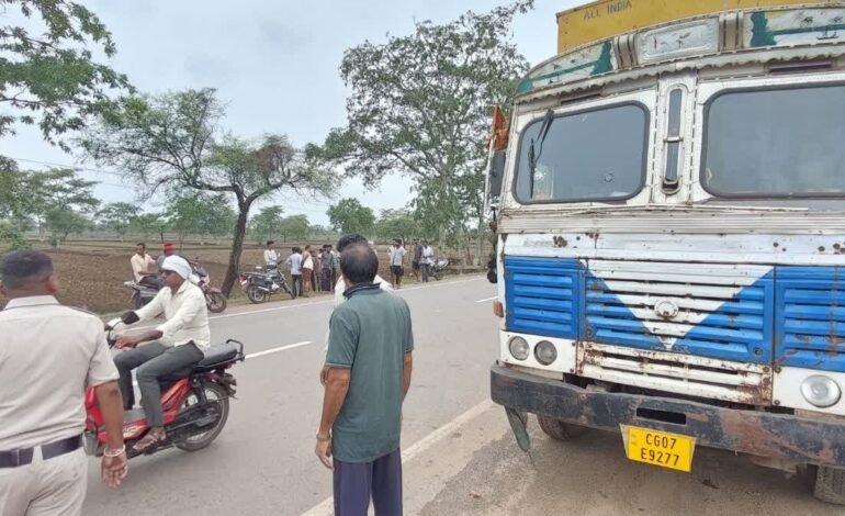 धमतरी में हिट एंड रन का मामला: कार ने ट्रक चालक को मारी टक्कर, मौके पर ही मौत