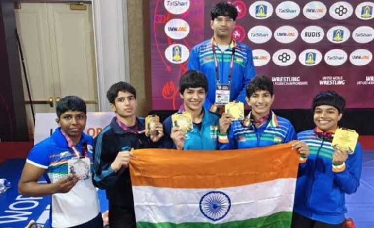 भारतीय महिला पहलवानों का शानदार प्रदर्शन: अंडर-23 एशियाई कुश्ती चैंपियनशिप में 10 श्रेणियो में पदक जीतकर टीम खिताब पर कब्जा