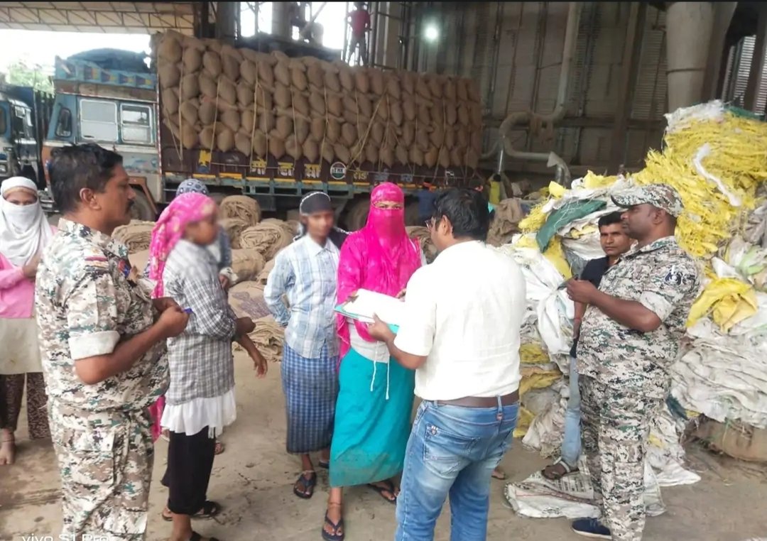 Rice मिल से पांच नाबालिग लड़कियों को छुड़ाया गया, प्रशासन की बड़ी कार्रवाई