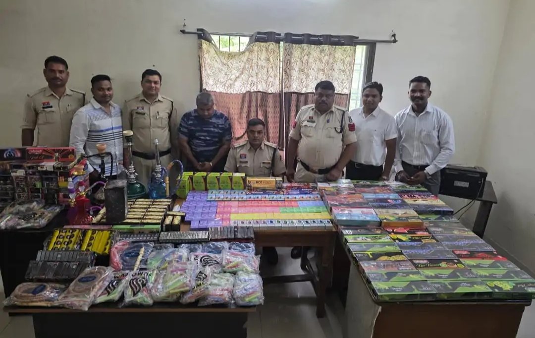 बिलासपुर: हुक्का कारोबार पर पुलिस की बड़ी कार्रवाई, दो व्यापारी गिरफ्तार