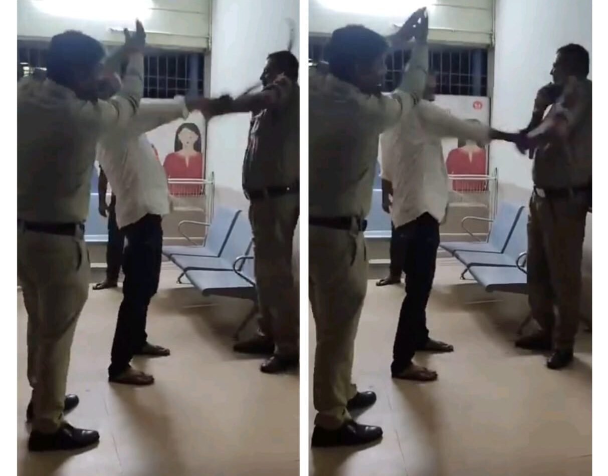 राजनांदगांव जिला अस्पताल में डायल 112 स्टाफ और पुलिसकर्मियों के बीच मारपीट, वीडियो वायरल