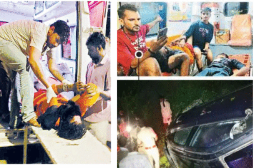 ग्वालियर में हादसा: कांवड़ियों को कार ने रौंदा, 4 की मौत