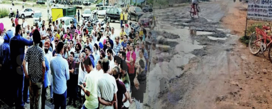 कांकेर-घोटिया मार्ग की सड़क दो साल में जर्जर