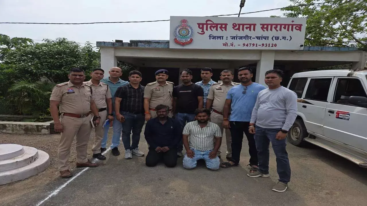 छत्तीसगढ़: ठेकेदार की हत्या कर शव को फंदे पर लटकाने वाले दो आरोपी गिरफ्तार