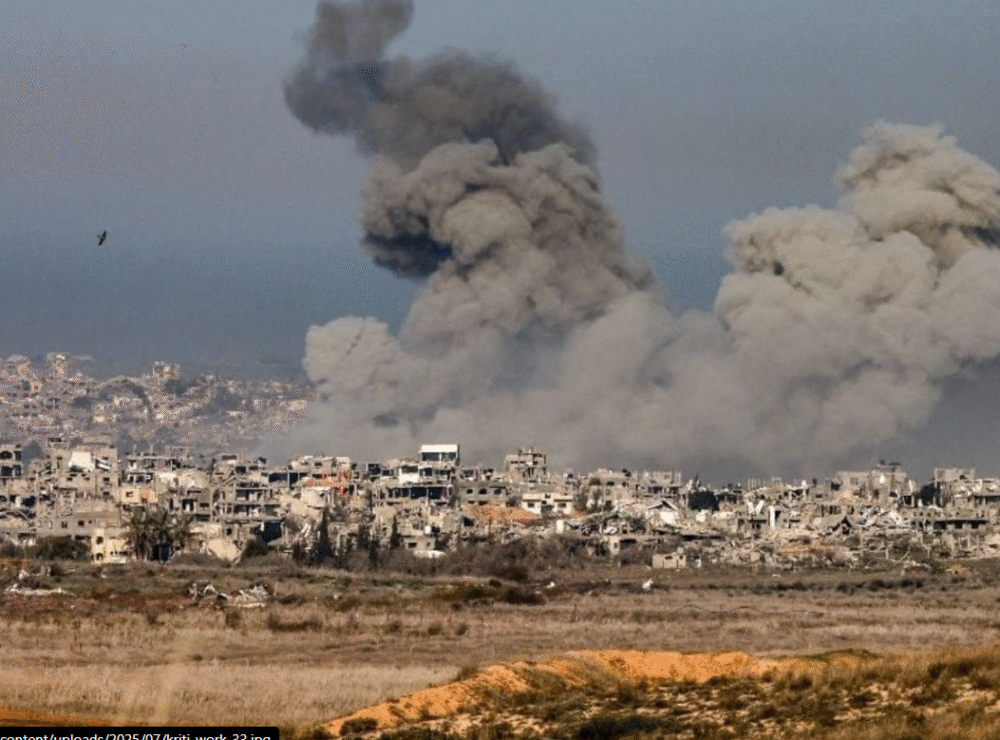 गाजा में इजरायली हवाई हमलों में 40 की मौत, ट्रम्प और नेतन्याहू के बीच वार्ता