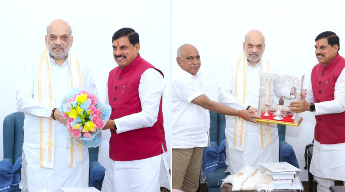 मुख्यमंत्री मोहन यादव की अमित शाह से मुलाकात: मध्य प्रदेश के विकास पर चर्चा