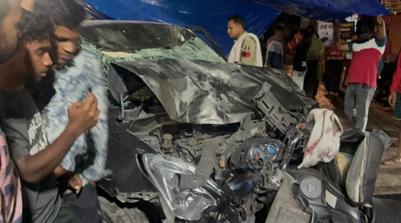 कोरबा में कार दुर्घटना में दो की मौत, तीन घायल