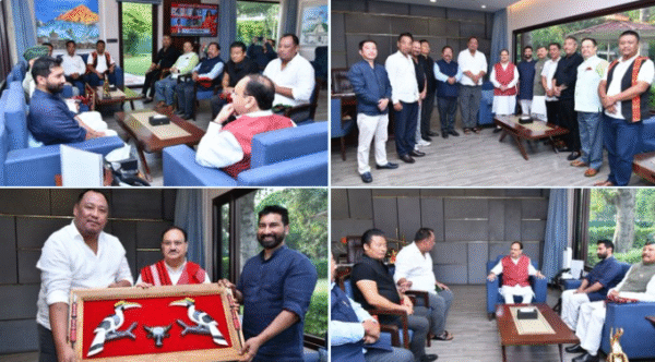 नागालैंड के सात प्रमुख नेताओं के साथ अनिल एंटनी ने जेपी नड्डा से दिल्ली में मुलाकात की