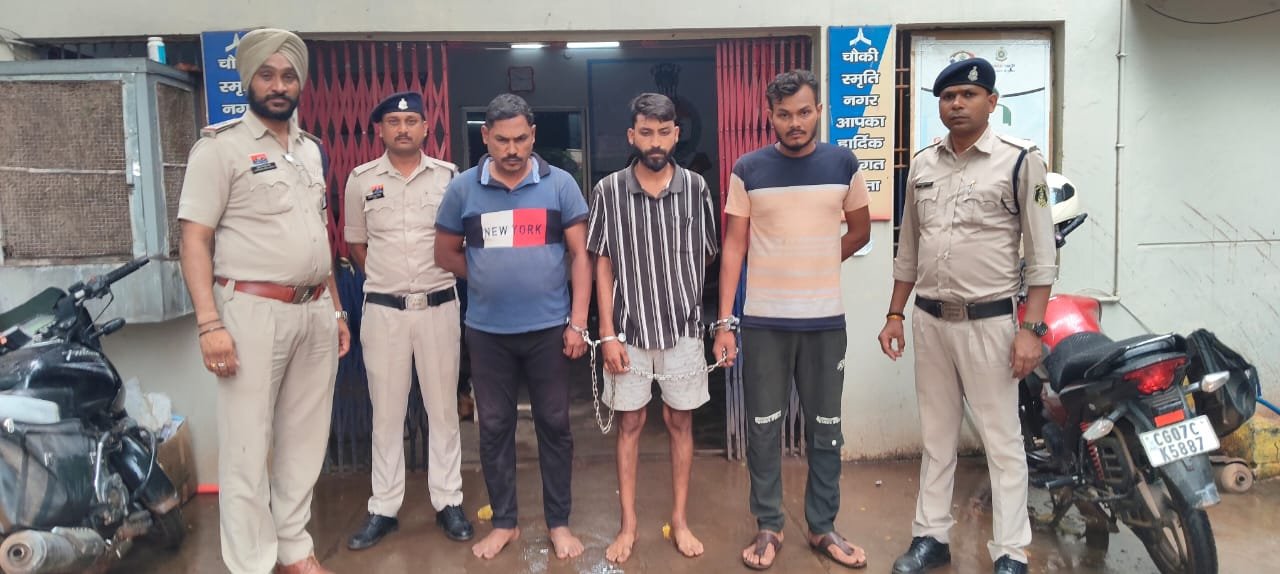 शातिर बदमाश ने क्राइम ब्रांच का अधिकारी बनकर की 24,000 रुपये की वसूली, पुलिस ने 3 को दबोचा