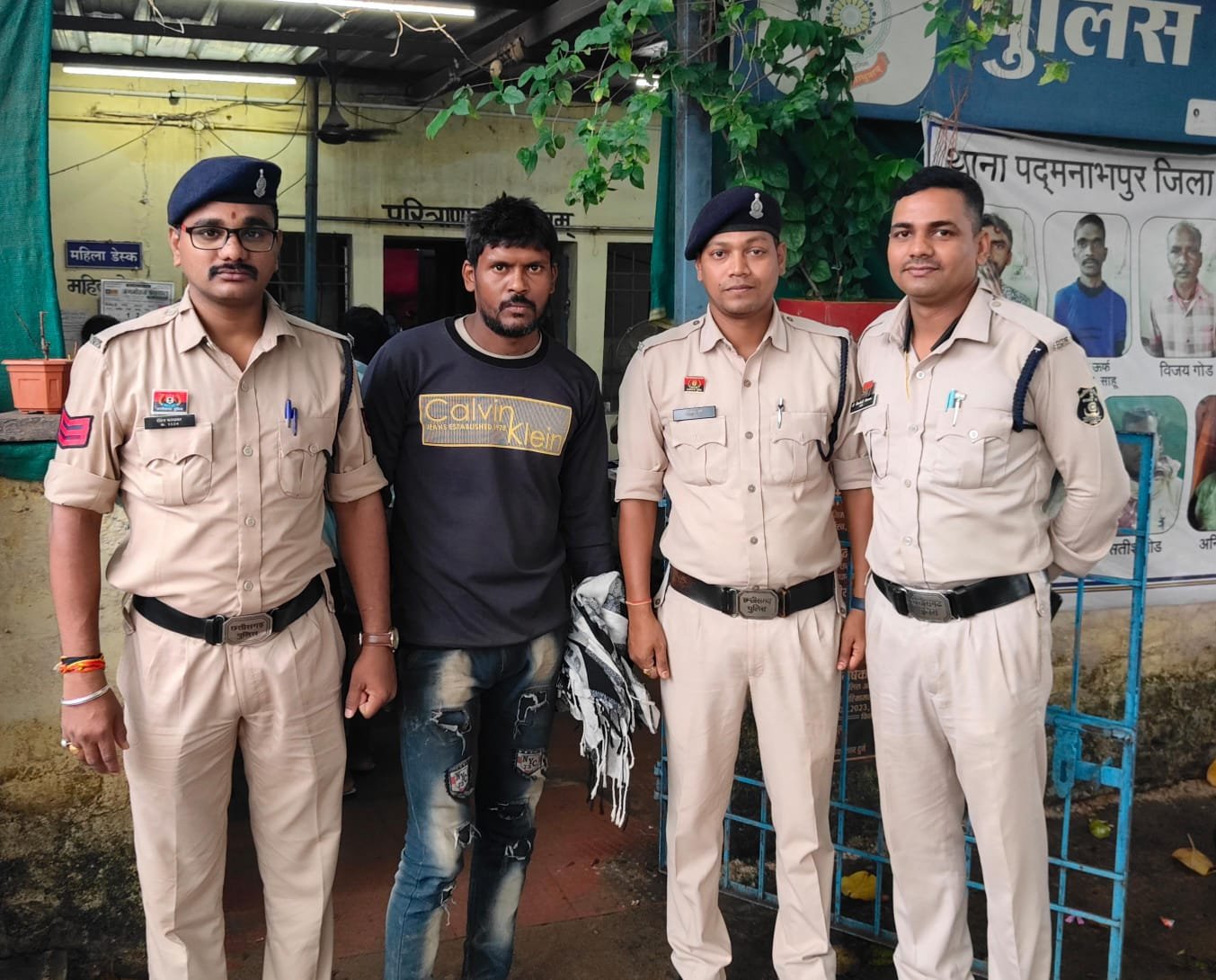 पद्मनाभपुर पुलिस की बड़ी सफलता: प्राण घातक हमले का आरोपी गिरफ्तार