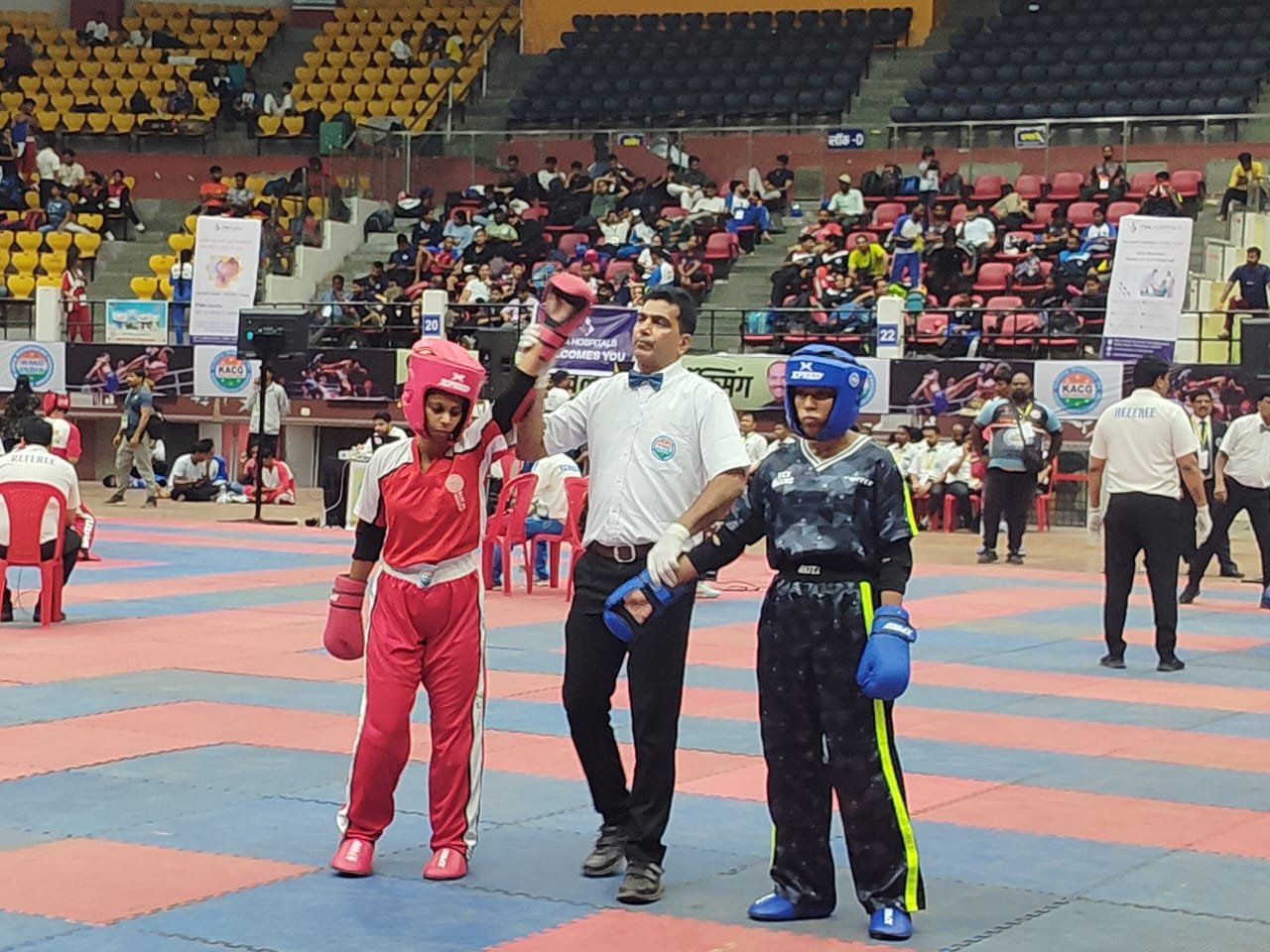 राष्ट्रीय किकबॉक्सिंग प्रतियोगिता 2025: रायपुर में जोरदार मुकाबले, कल होगा समापन