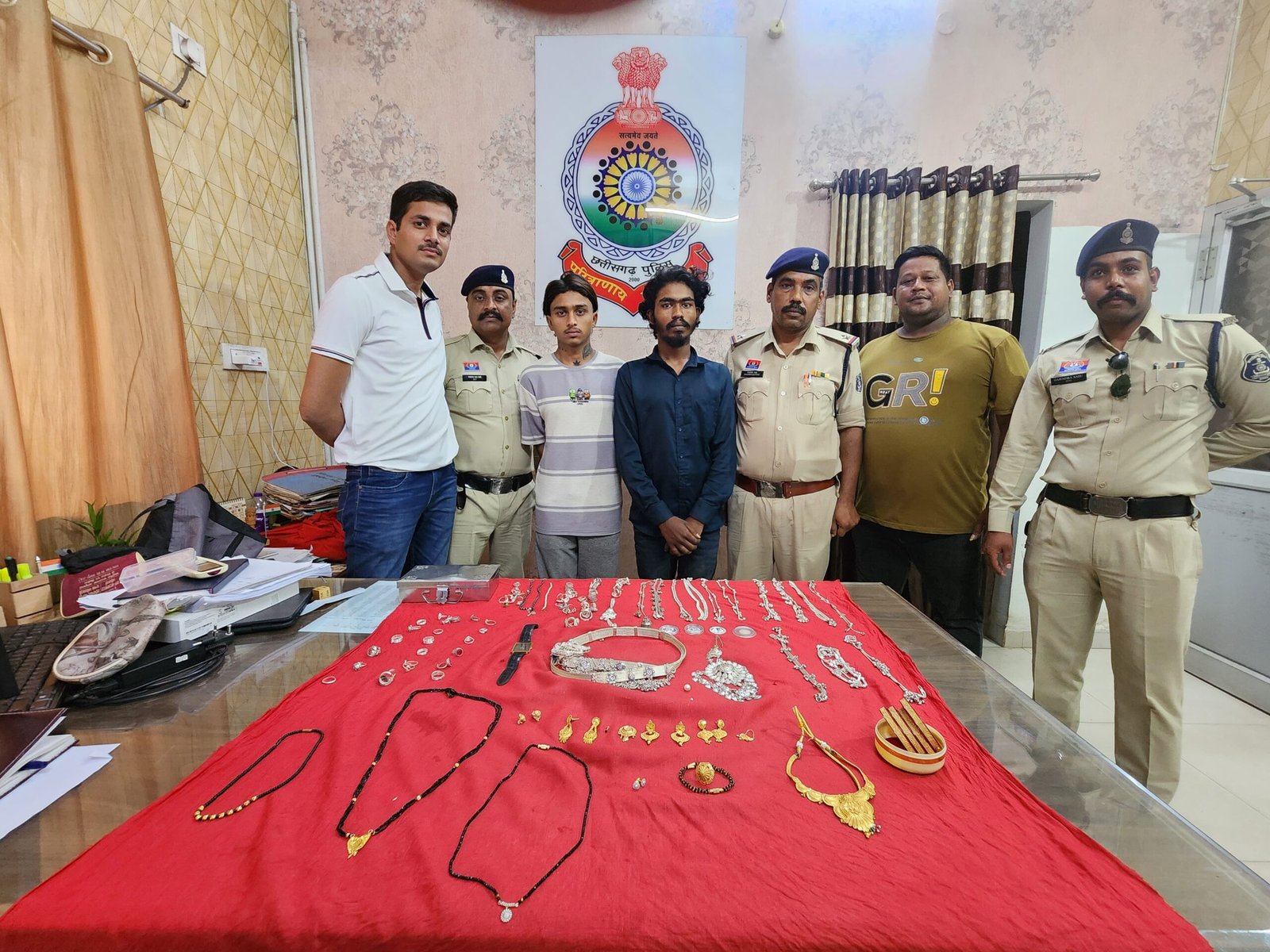 रायपुर में सूने मकान में चोरी करने वाले तीन शातिर चोर गिरफ्तार