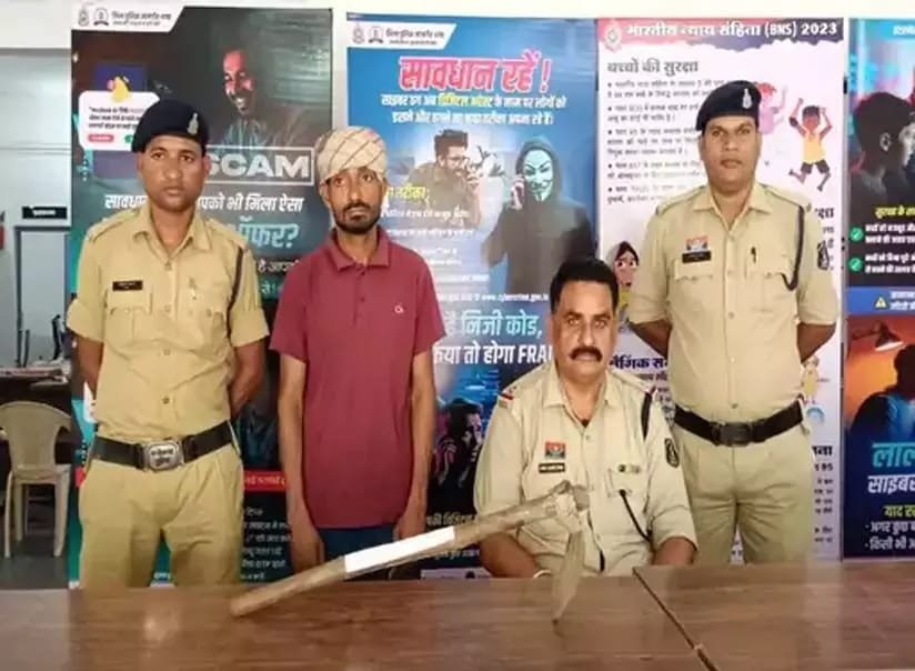 जांजगीर-चांपा: नशे की लत में युवक ने फावड़े से किया हमला, पुलिस ने किया गिरफ्तार