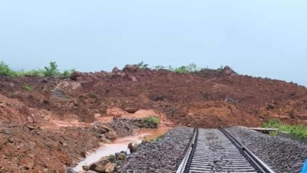जगदलपुर: भूस्खलन ने फिर रोका रेलमार्ग, कोरापुट-किरंदुल रूट बंद
