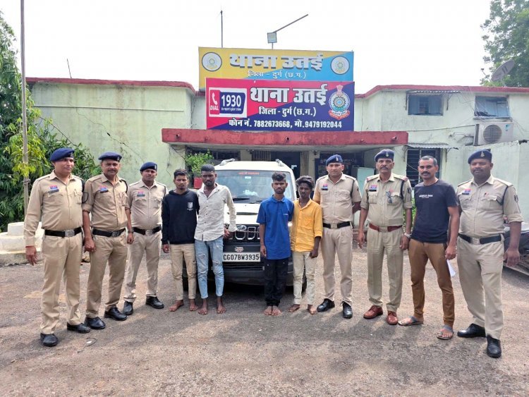 उतई में 20 वर्षीय युवक की हत्या का खुलासा, 5 आरोपी गिरफ्तार