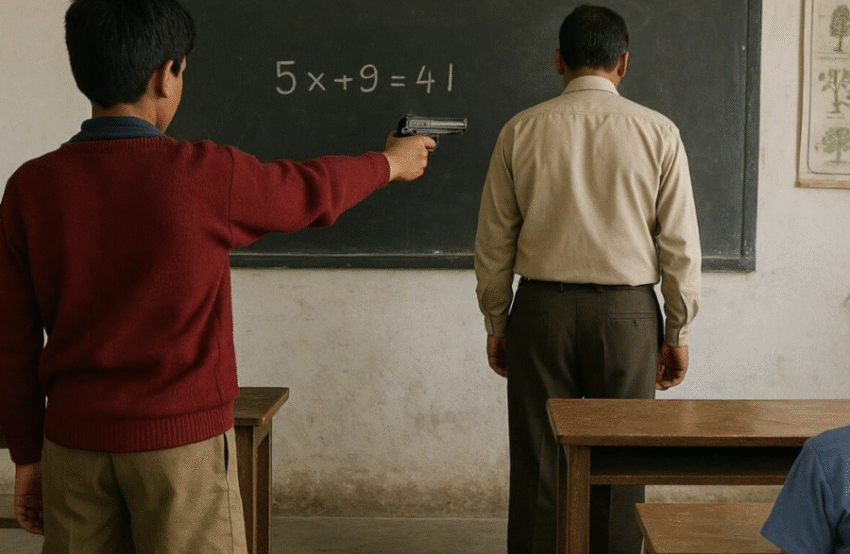 उत्तराखंड: School में शिक्षक को छात्र ने गोली मारी