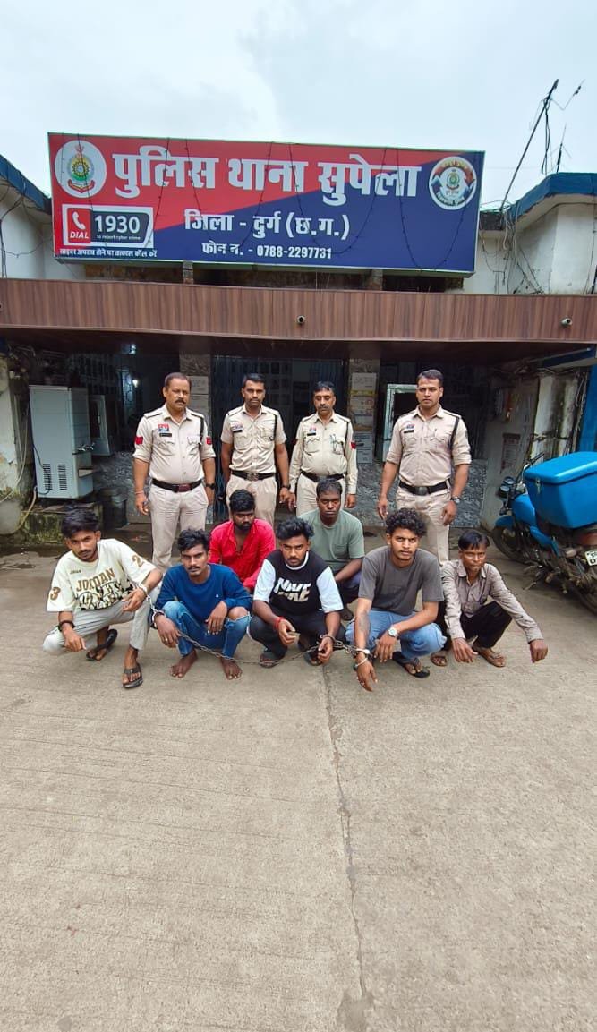 दुर्ग पुलिस का विशेष अभियान: अपराध नियंत्रण में बड़ी कार्रवाई