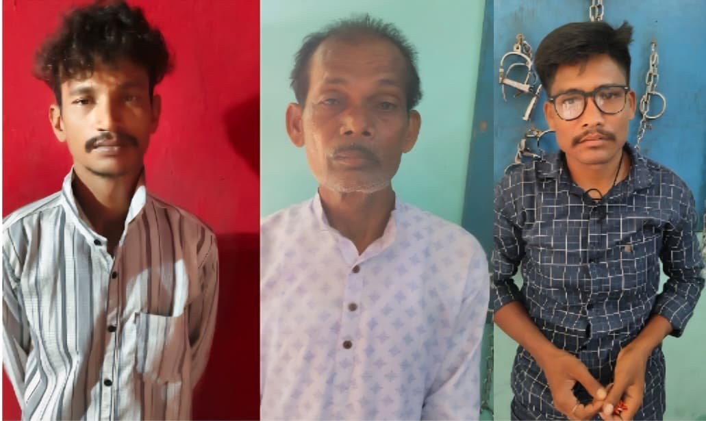 सरोना (रायपुर/छत्तीसगढ़): गांजा तस्करी में तीन युवक गिरफ्तार, 40 हजार का माल जब्त