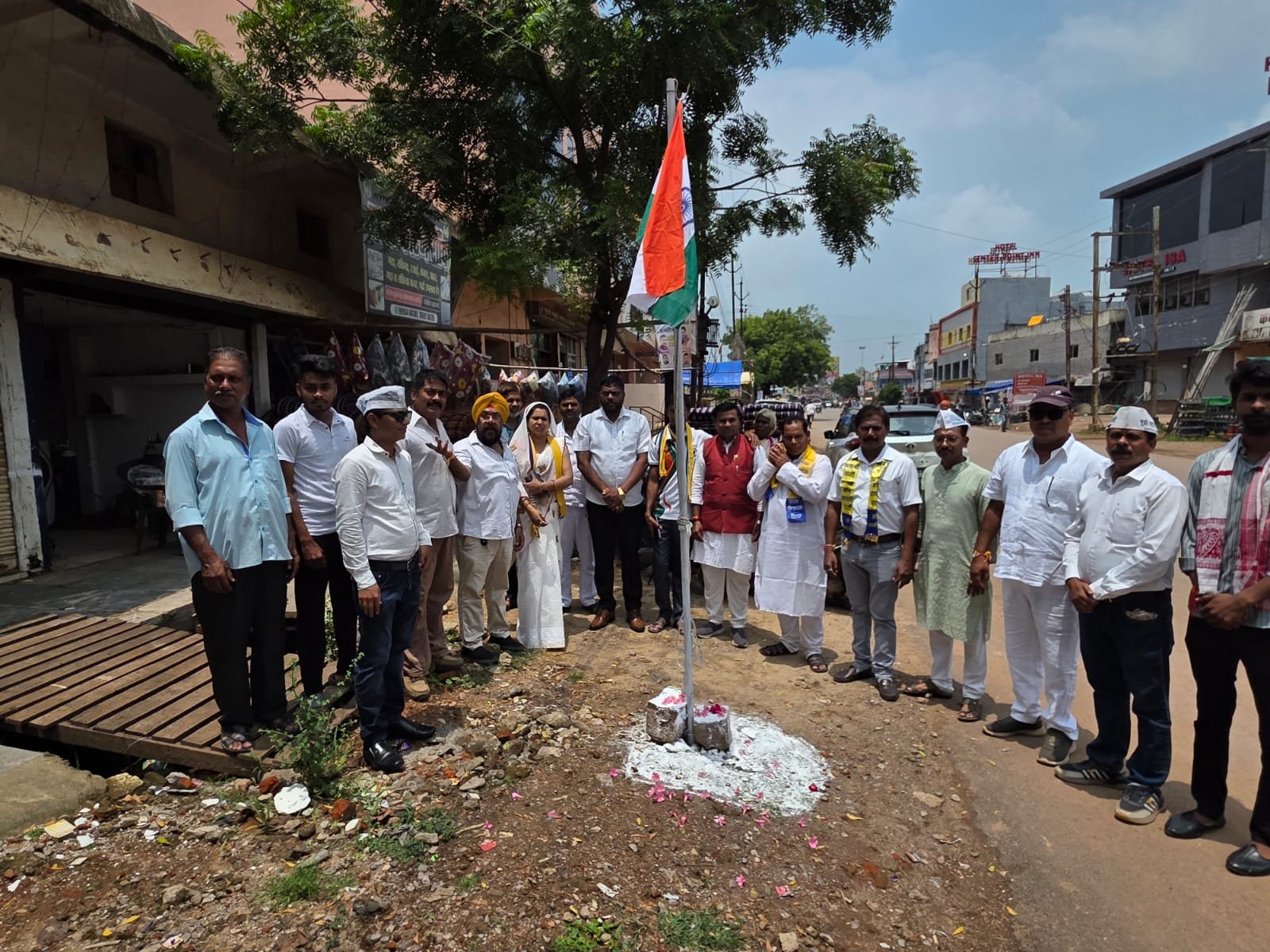 आम आदमी पार्टी ने वैशाली नगर में मनाया स्वतंत्रता दिवस, ‘जनसेवा’ की ली शपथ