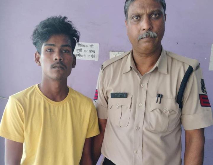 शराब पीने हेतु पैसे मांगने व न देने पर चाकू से हमला करने वाला आरोपी गिरफ्तार