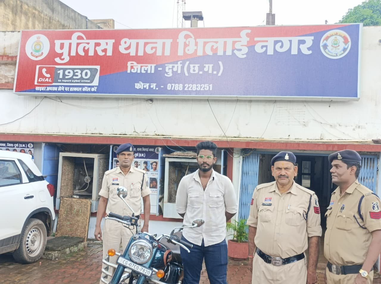 Bhilai  नगर पुलिस की सख्त कार्रवाई: सोशल मीडिया पर वायरल वीडियो के आधार पर आरोपी गिरफ्तार