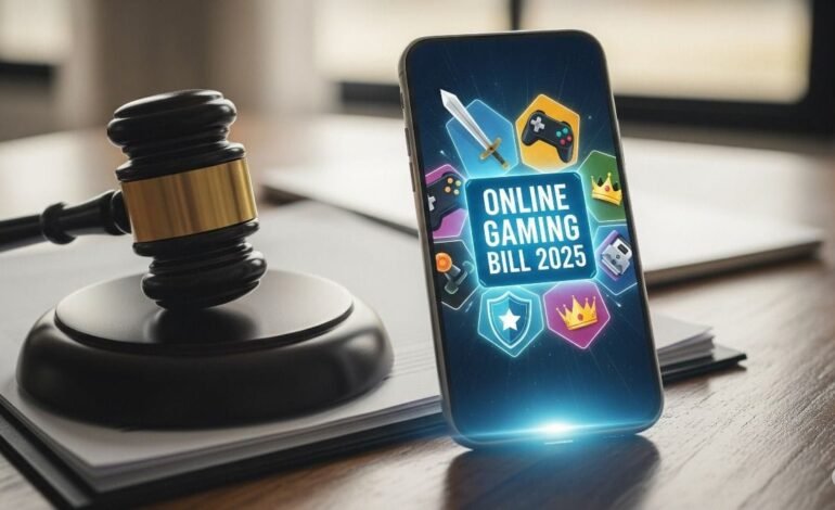 राज्यसभा में Online Gaming Bill 2025 पास, देश में पहली बार सख्त कानून लागू – पूरी डिटेल्स व अपडेट