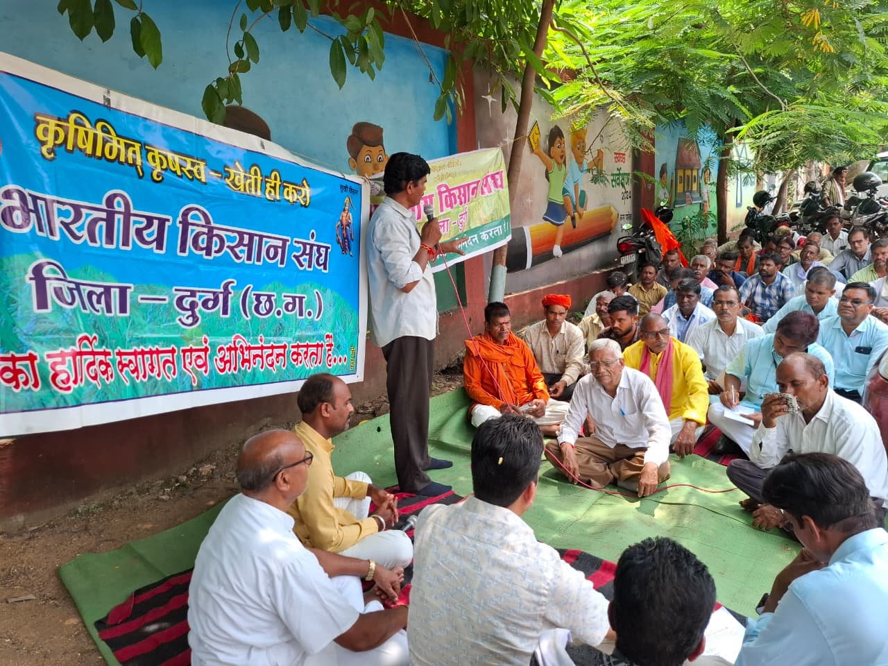 Durg जिले में किसान महापंचायत, सिंचाई सुविधाओं की मांग पर हुआ जोरदार प्रदर्शन