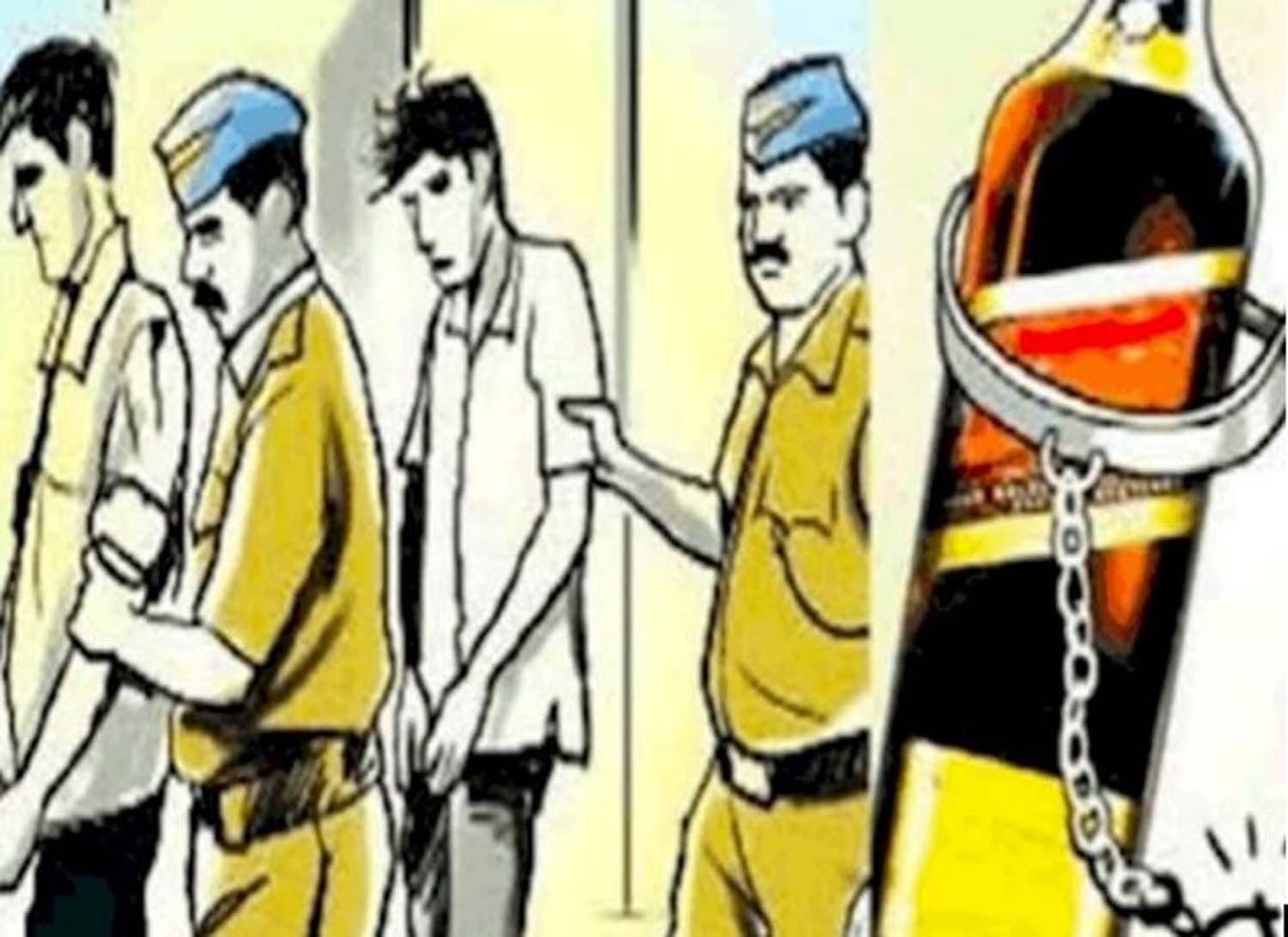 Durg: अवैध शराब के खिलाफ पुलिस की बड़ी कार्यवाही, आरोपी गिरफ्तार