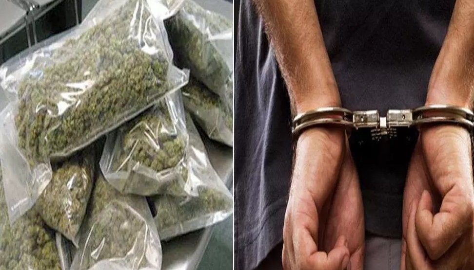 Uslapur स्टेशन पर गांजा तस्करी के मामले में यूपी के दो तस्कर गिरफ्तार