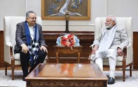 Raman Singh ने की प्रधानमंत्री Modi से मुलाकात