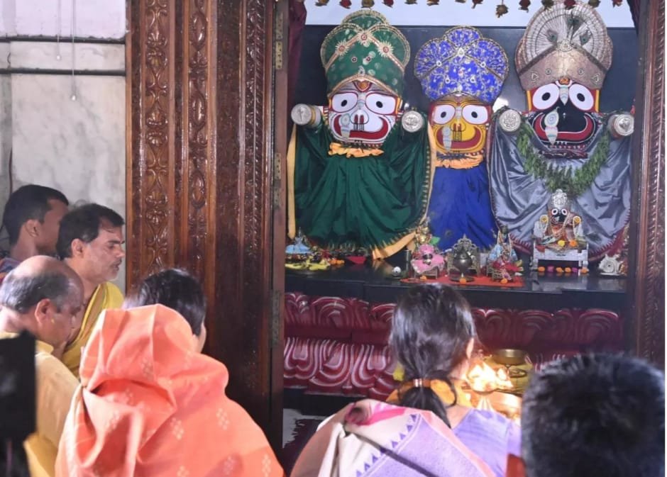 Chhattisgarh केंद्रीय मंत्री अनुप्रिया देवी ने Raipur में भगवान जगन्नाथ की विशेष पूजा-अर्चना की