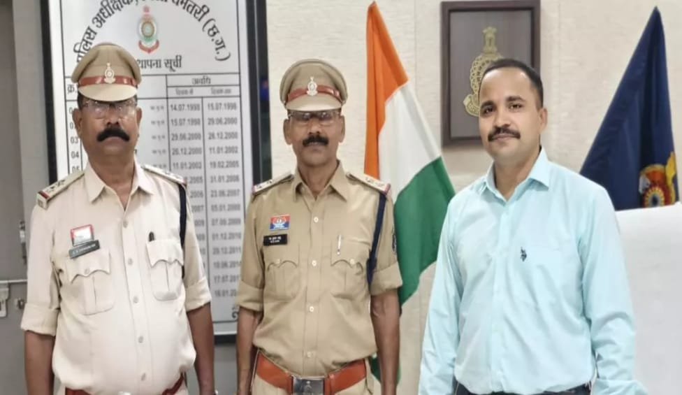 Dhamtari Police की शान,दक्ष कुमार साहू और ASP सुरज सिंह बने निरीक्षक