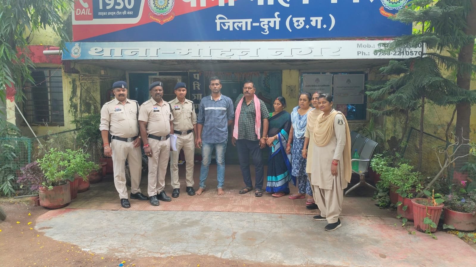 Durg : थाना मोहन नगर की बड़ी कार्यवाही: नवविवाहिता की आत्महत्या मामले में चार आरोपियों की गिरफ्तारी