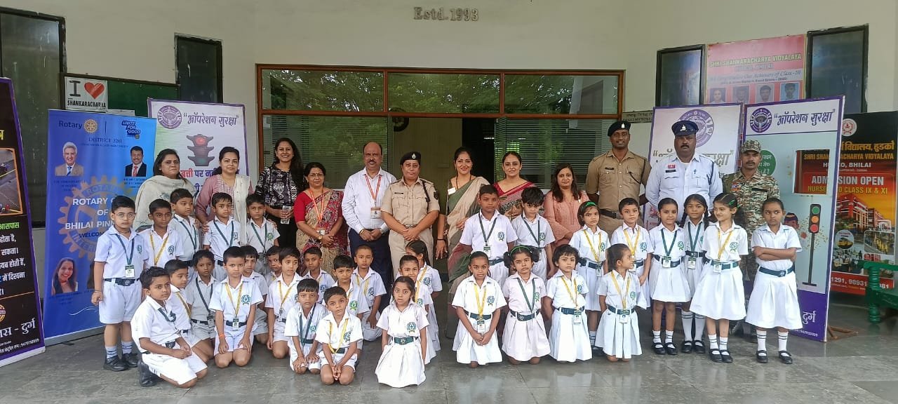 DURG में शंकरा विद्यालय में यातायात जागरूकता कार्यक्रम, DJ -धुमाल का रहेगा प्रतिबंधित