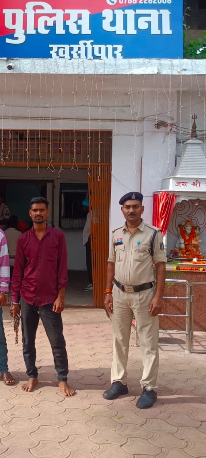 खुर्सीपार Police की बड़ी कार्यवाही: अवैध मादक पदार्थ (गांजा) बरामद, एक आरोपी गिरफ्तार