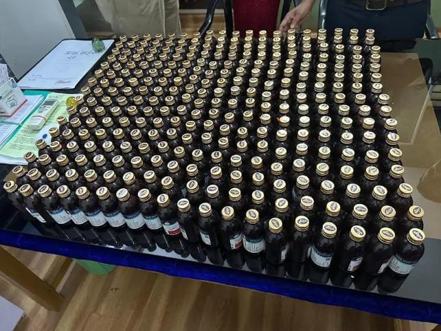 Bilaspur में खांसी की दवाई की तस्करी का भंडाफोड़