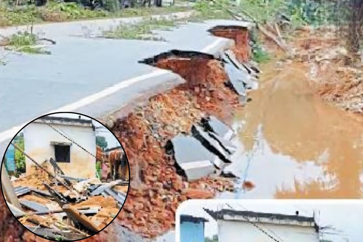 Chhattisgarh में भारी बारिश का कहर, Bastar में 200 करोड़ रुपए की फसलें बर्बाद, सड़कें और पुल-पुलिया भी ध्वस्त