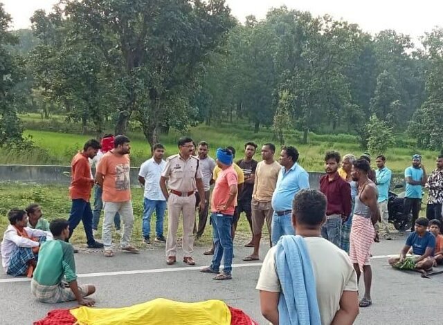 Korba में वाहन ने महिला को कुचला, मौत