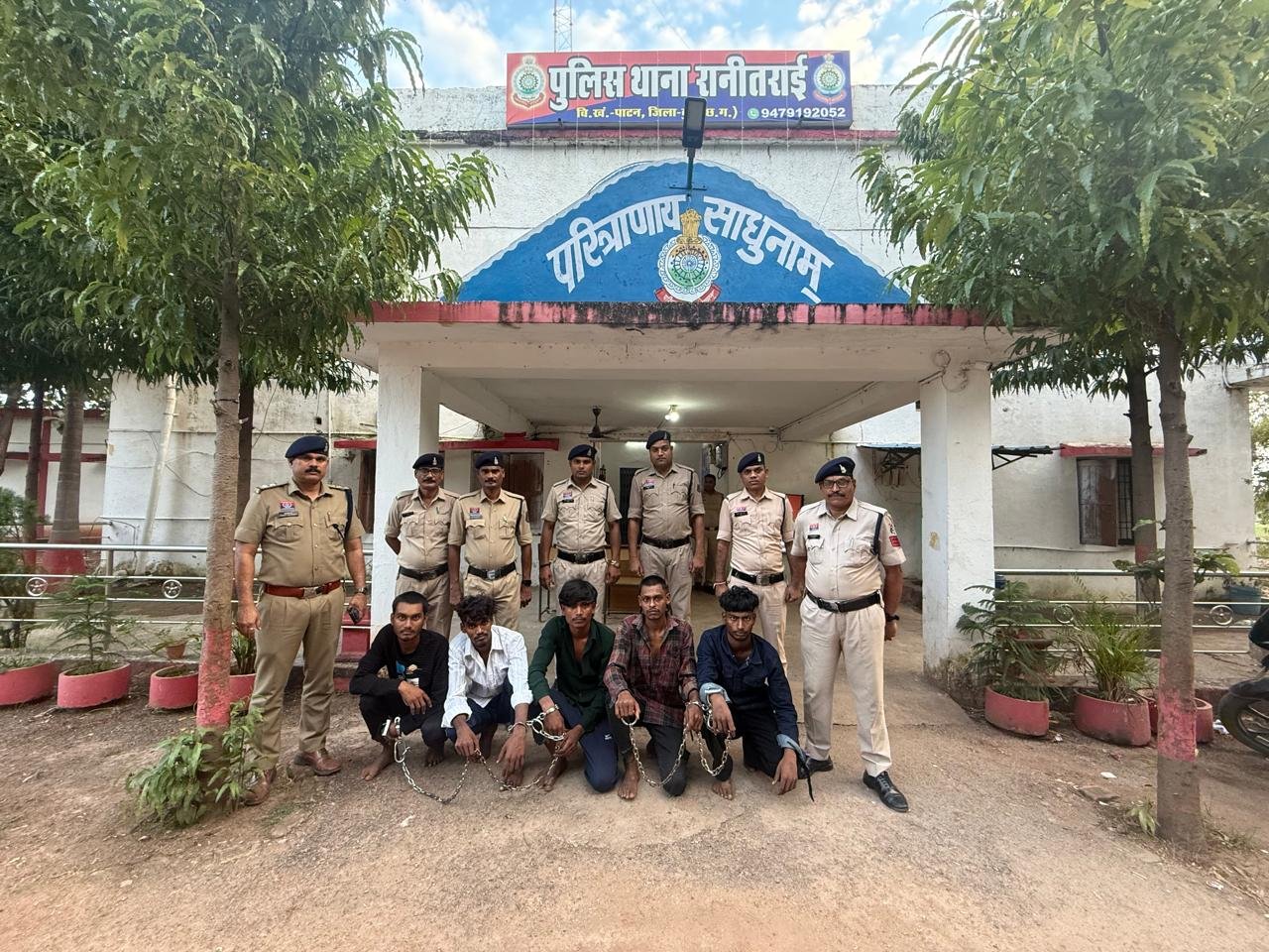 Dhamtari : मातर कार्यक्रम में प्रेम विवाद के चलते युवक की हत्या, 5 आरोपी गिरफ्तार