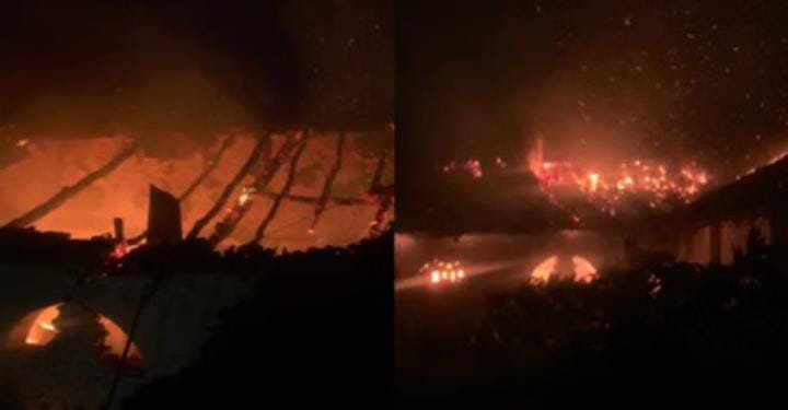 GPM:पेंड्रा के गल्ला गोदाम में भीषण आग, लाखों का नुकसान होने की आशंका