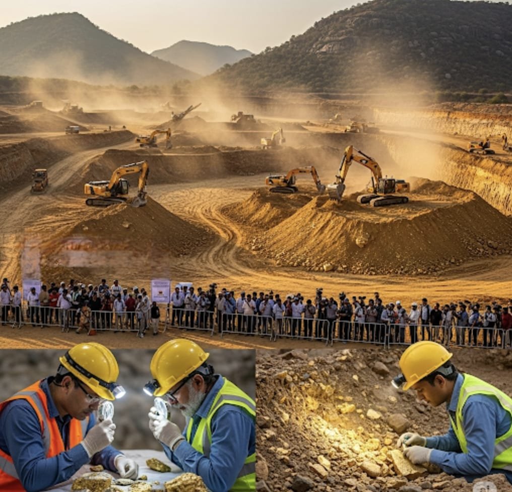 GSI ने मध्यप्रदेश के जबलपुर के पास 100 हेक्टेयर क्षेत्र में करोड़ों टन सोने की पुष्टि की