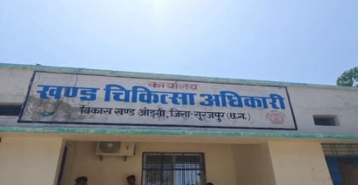 Surajpur: फूड पॉइजनिंग से महिला की मौत, पति-बेटी की हालत गंभीर, गांव में मेडिकल कैंप