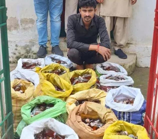 Balodabazar में आबकारी विभाग की बड़ी कार्रवाई: 144 लीटर अवैध गोवा व्हिस्की जब्त, एक गिरफ्तार