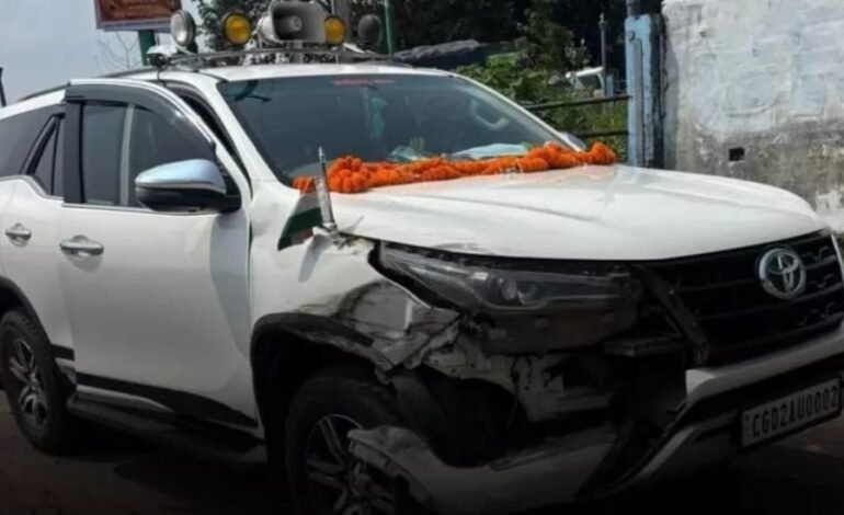 Raipur स्वास्थ्यमंत्री श्याम बिहारी जायसवाल की Car का Truck से टक्कर, गंभीर हालत में अस्पताल में भर्ती