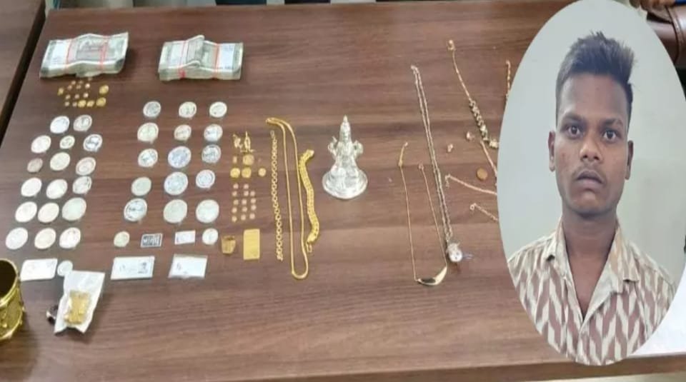 Raipur चोरी कांड: पुलिस ने पकड़े दो चोर, बरामद हुए सोने-चांदी के आभूषण