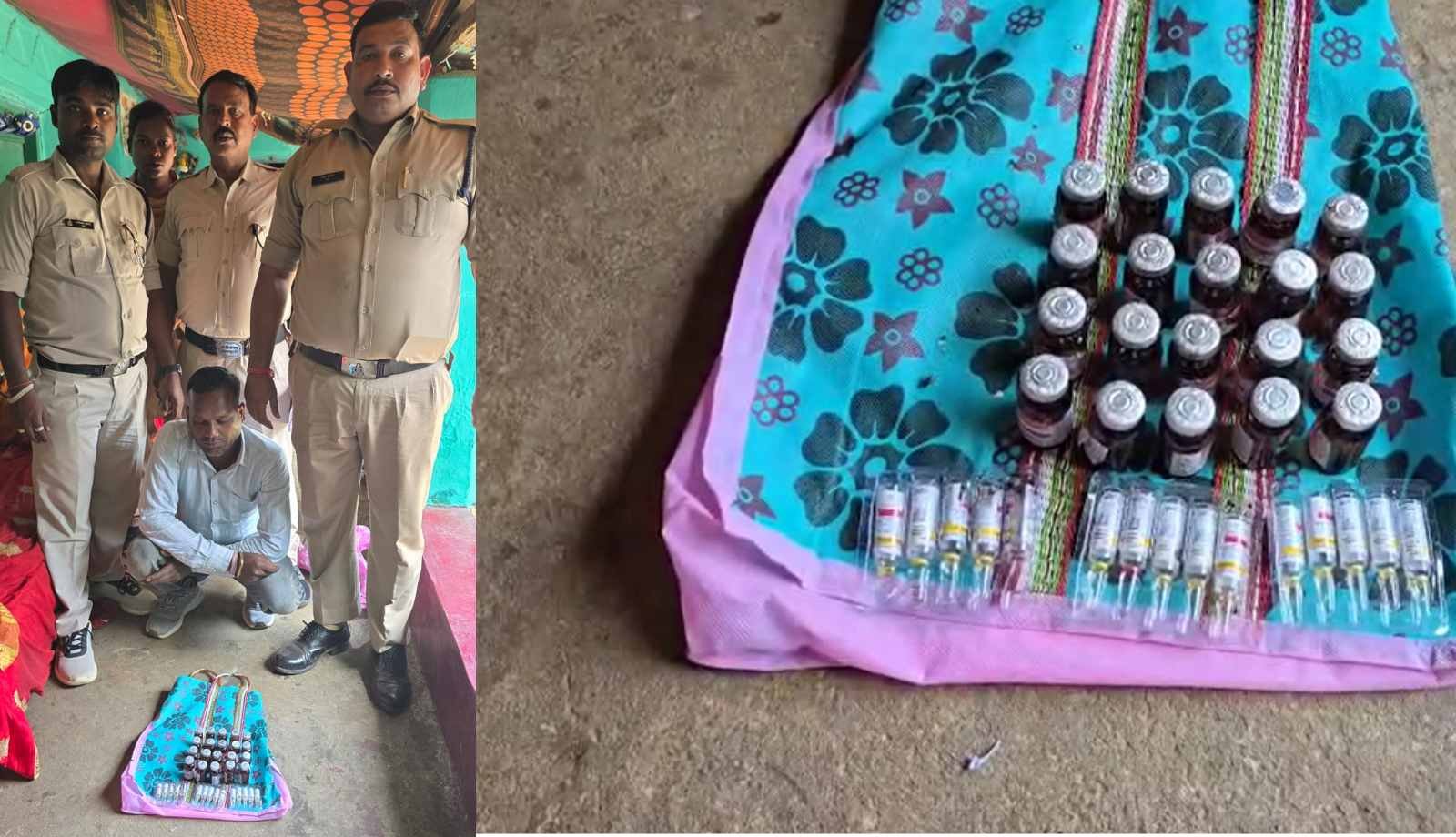Sarguja: घर में नशीले इंजेक्शन बेचते आरोपी गिरफ्तार, 35 प्रतिबंधित इंजेक्शन जब्त