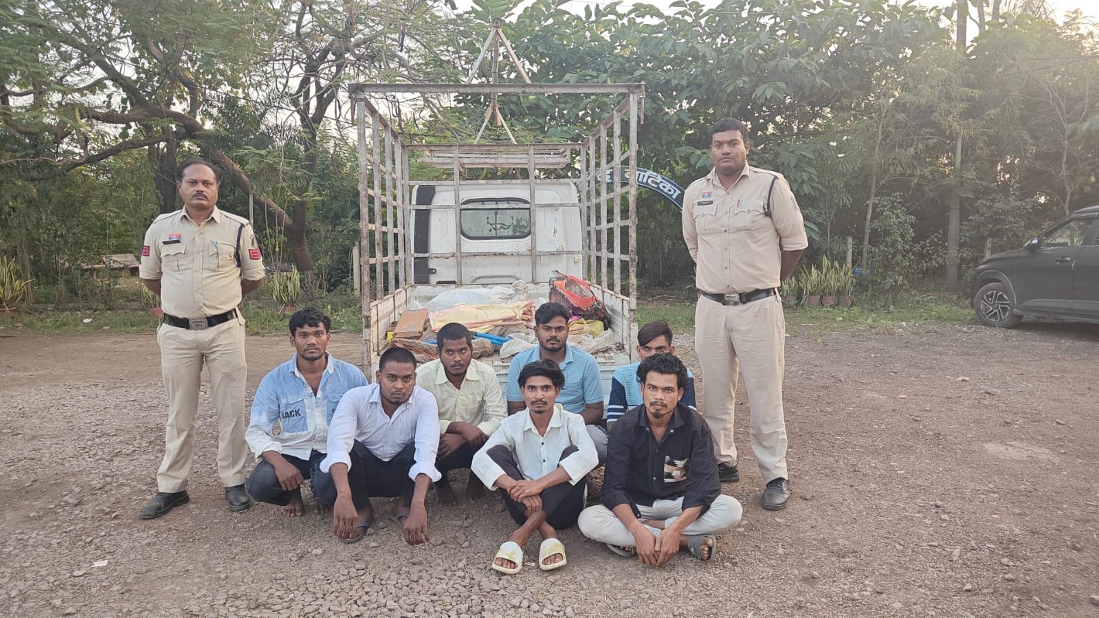 रसमड़ा इंडस्ट्रियल एरिया में कॉपर केबल चोरी करने वाला गिरोह गिरफ्तार, 12 घंटे में पुलिस की बड़ी सफलता