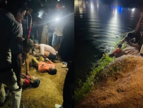 Raipur में गड्ढे में डूबने से दो बच्चों की दर्दनाक मौत